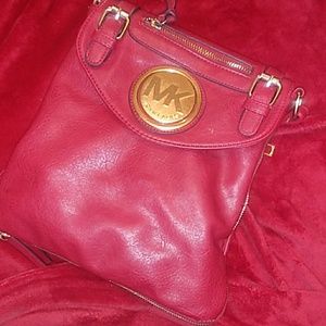 Michael Kors red purse